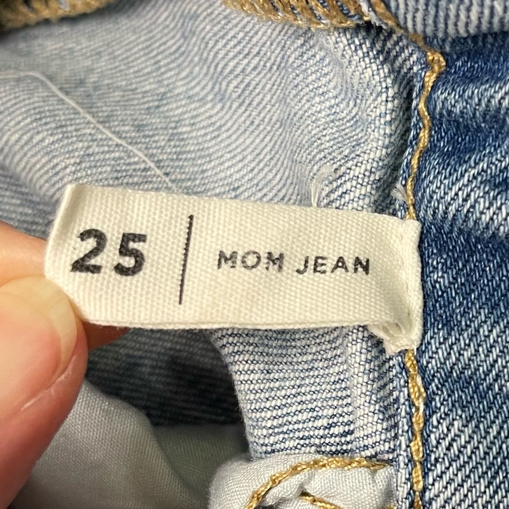 PacSun Mom Jean Women's 25 Light Blue Casual Classic 5 Pocket Denim - Picture 5 of 10